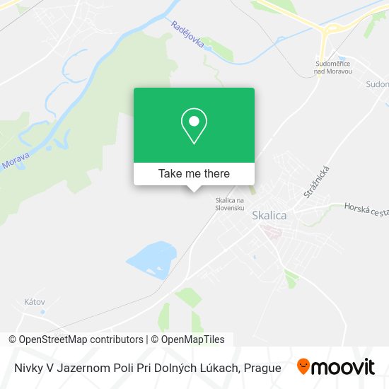 Nivky V Jazernom Poli Pri Dolných Lúkach map