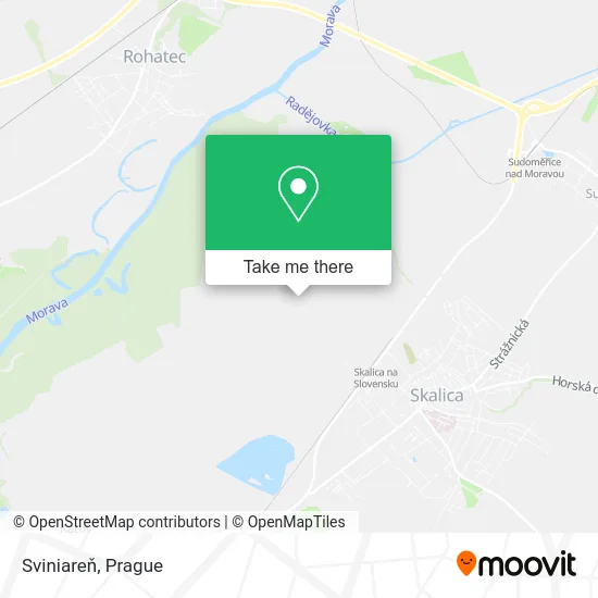 Карта Sviniareň
