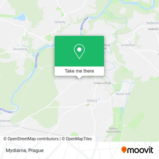 Карта Mydlárna