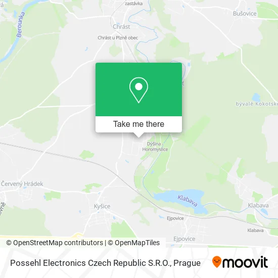 Карта Possehl Electronics Czech Republic S.R.O.