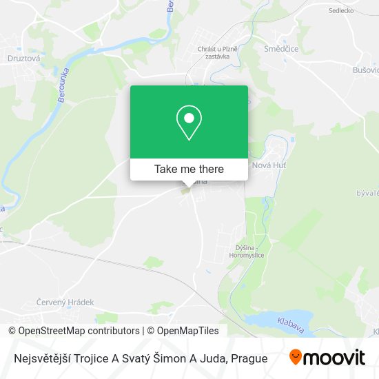 Nejsvětější Trojice A Svatý Šimon A Juda map