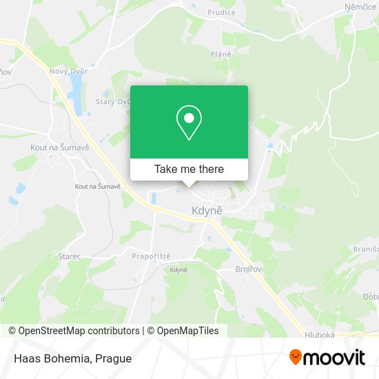 Карта Haas Bohemia