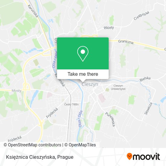 Księżnica Cieszyńska map