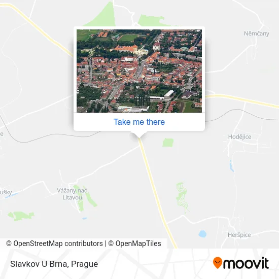 Карта Slavkov U Brna