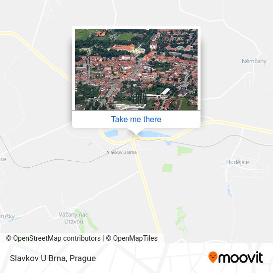 Карта Slavkov U Brna