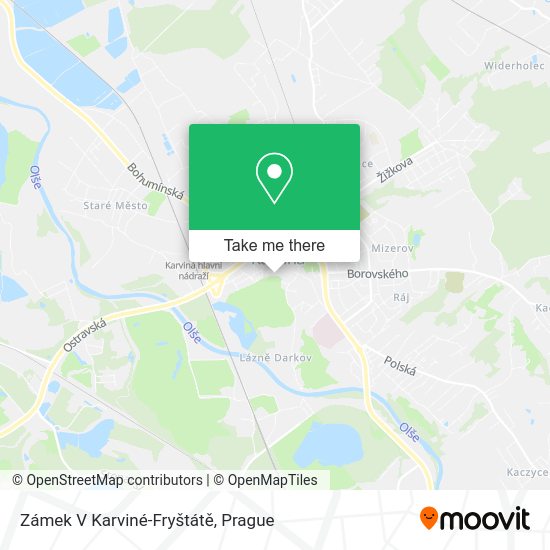 Zámek V Karviné-Fryštátě map