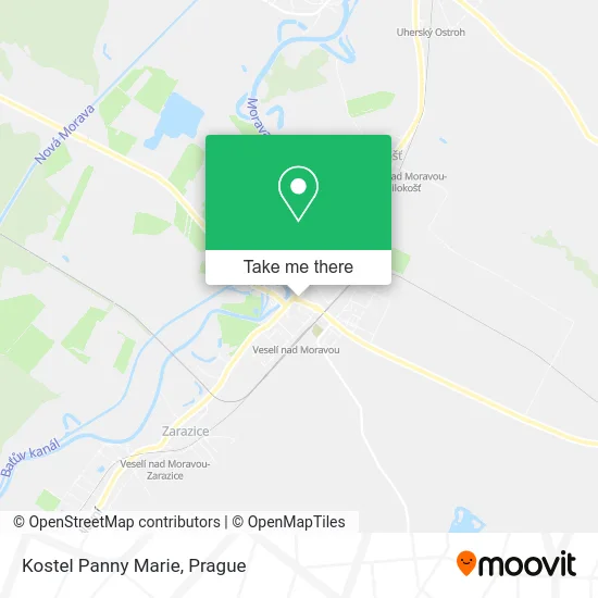 Карта Kostel Panny Marie