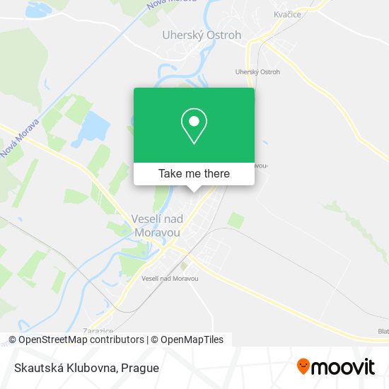 Skautská Klubovna map