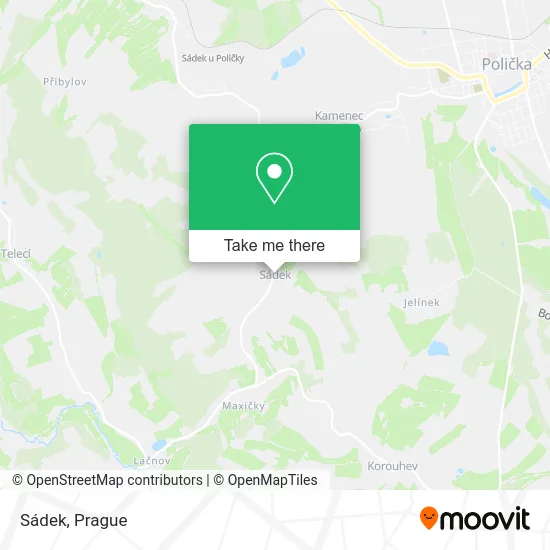 Карта Sádek