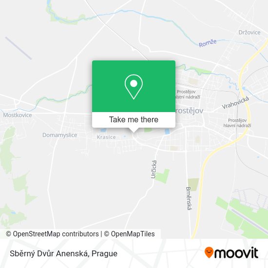 Sběrný Dvůr Anenská map