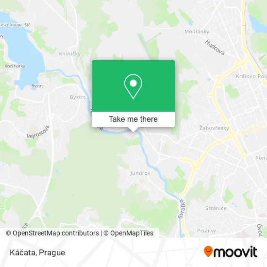 Káčata map