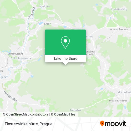 Finsterwinkelhütte map