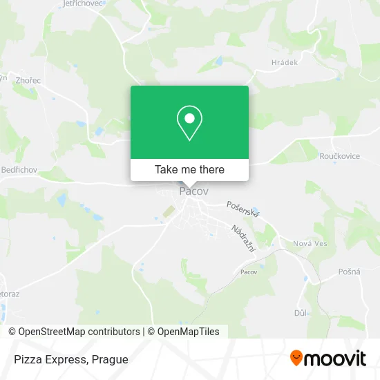 Карта Pizza Express