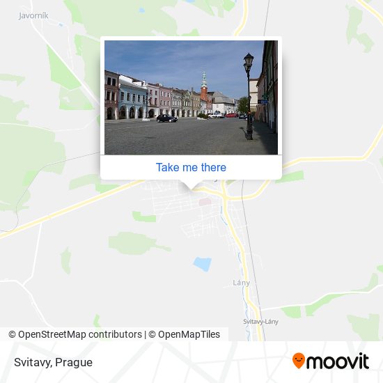 Svitavy map