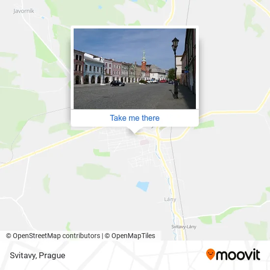 Карта Svitavy