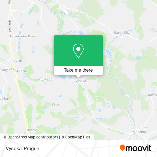 Карта Vysoká