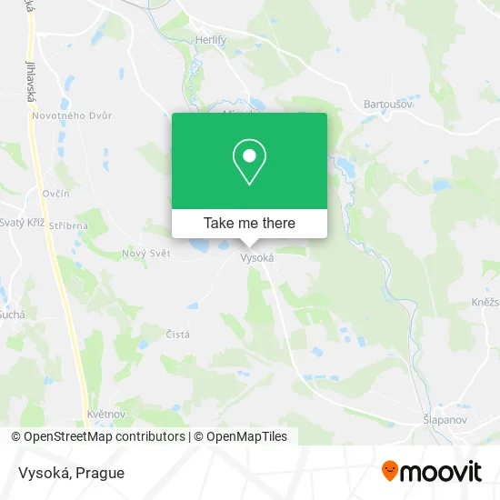 Карта Vysoká