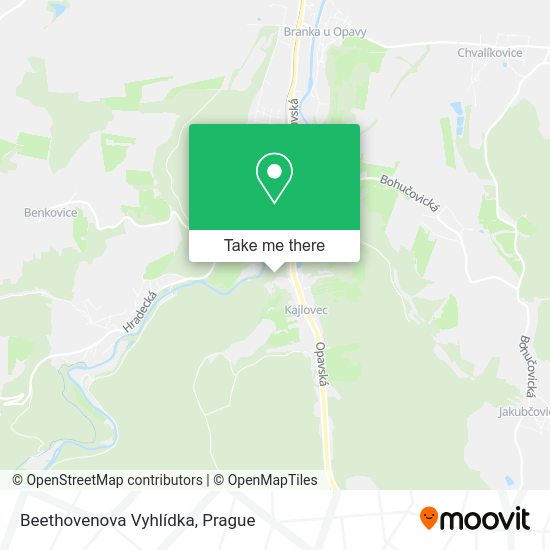 Beethovenova Vyhlídka map
