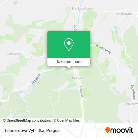 Leonardova Vyhlídka map