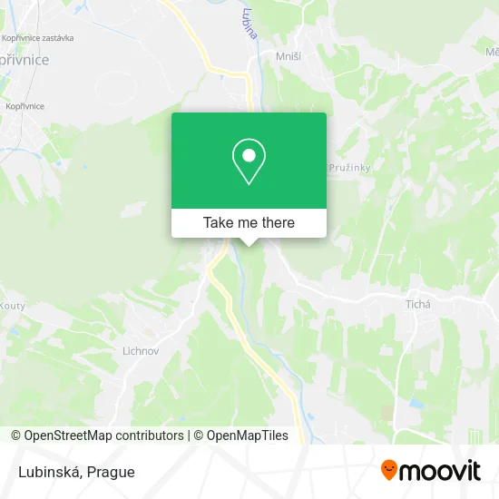 Карта Lubinská