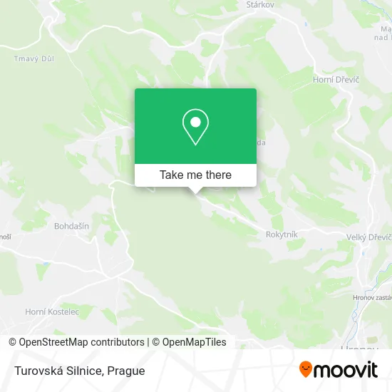 Карта Turovská Silnice