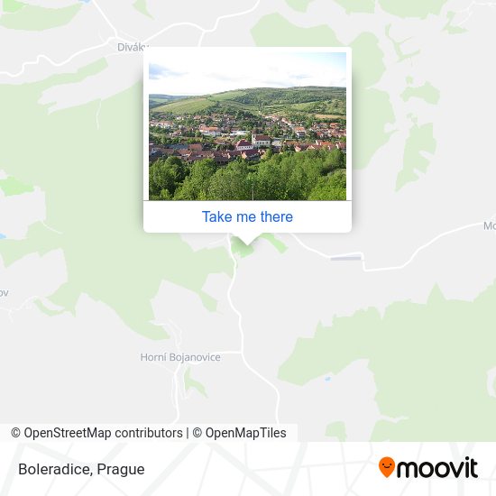 Карта Boleradice