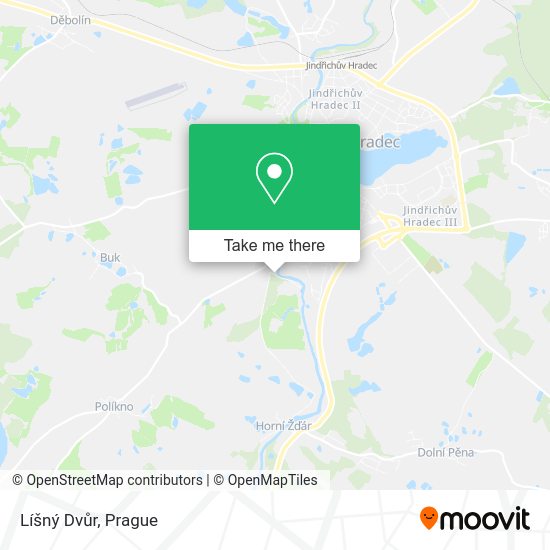 Líšný Dvůr map