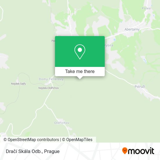 Dračí Skála Odb. map