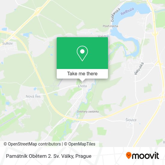 Památník Obětem 2. Sv. Války map