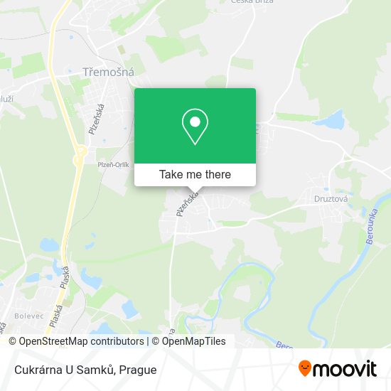 Cukrárna U Samků map