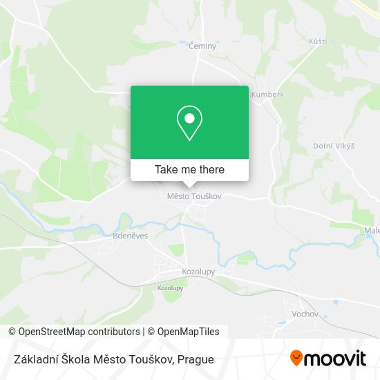 Základní Škola Město Touškov map