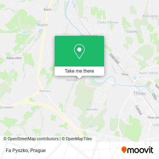 Карта Fa Pyszko