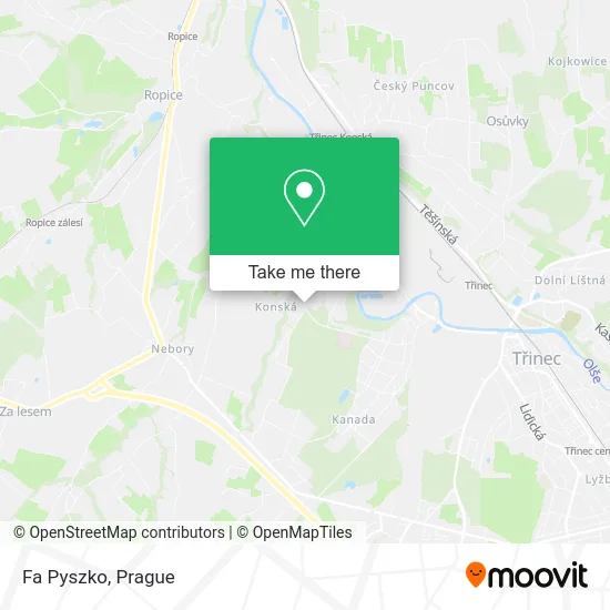 Карта Fa Pyszko