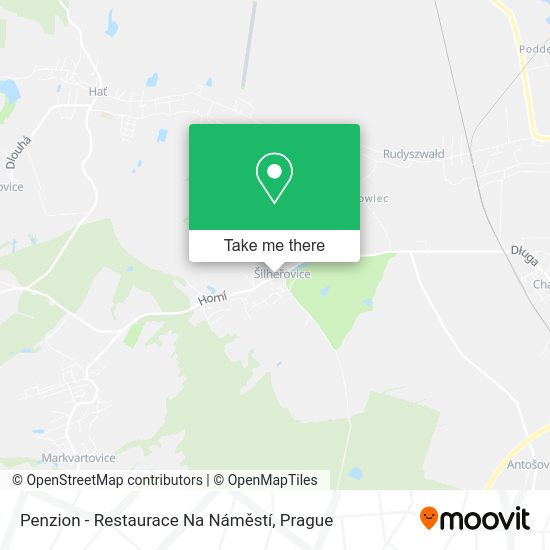 Penzion - Restaurace Na Náměstí map
