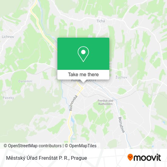 Městský Úřad Frenštát P. R. map