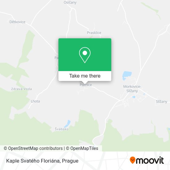 Kaple Svatého Floriána map