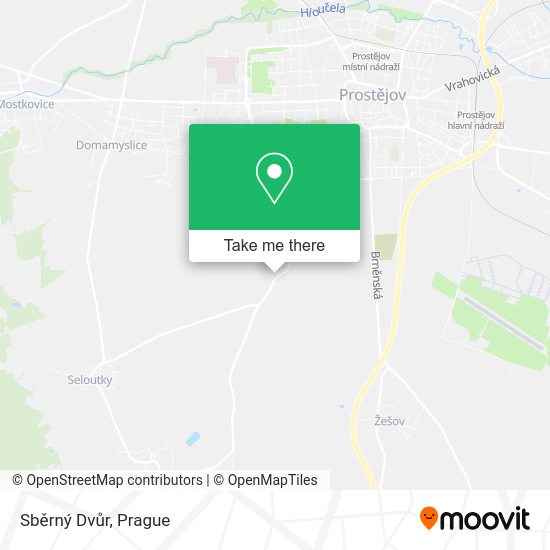 Sběrný Dvůr map