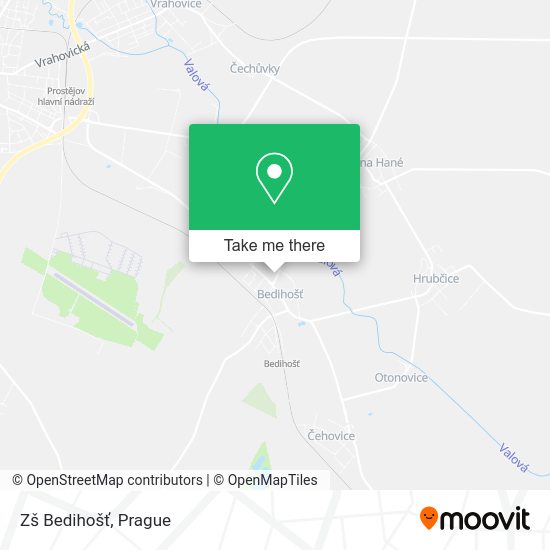 Zš Bedihošť map