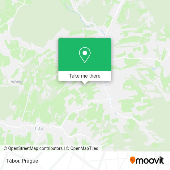 Карта Tábor