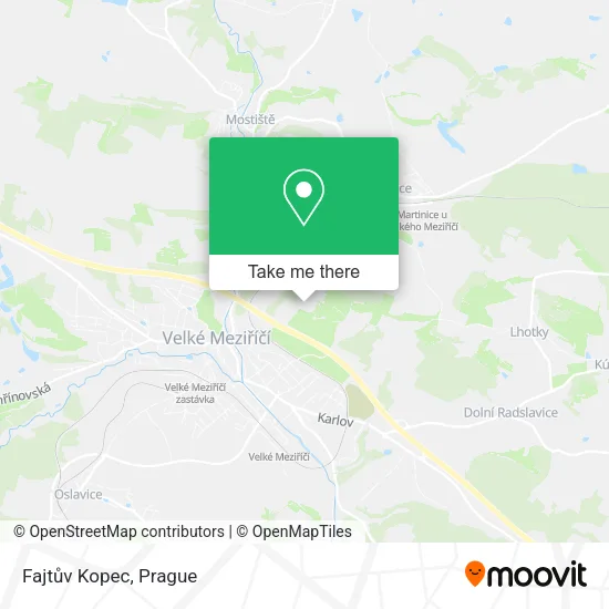 Fajtův Kopec map