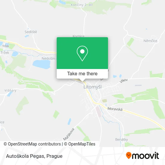 Карта Autoškola Pegas