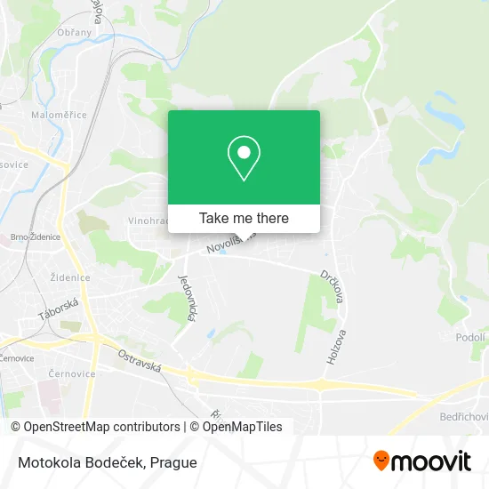 Карта Motokola Bodeček