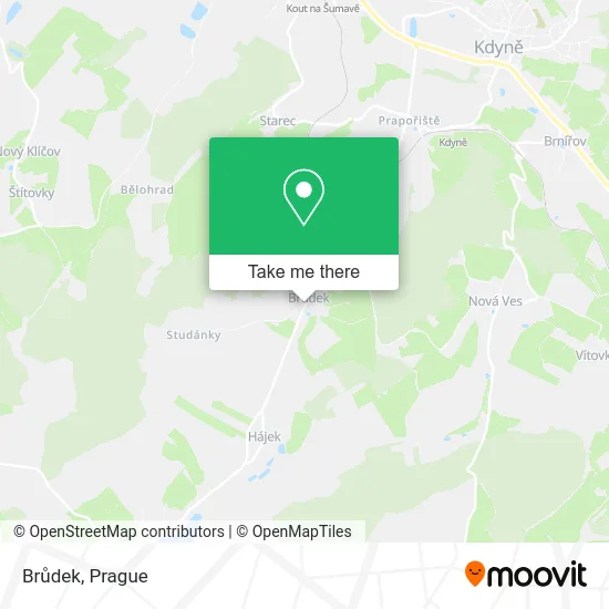 Карта Brůdek