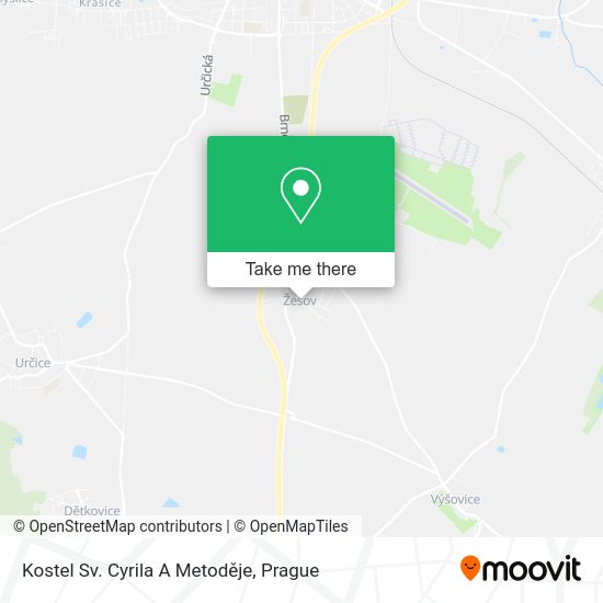 Kostel Sv. Cyrila A Metoděje map