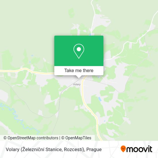 Volary (Železniční Stanice, Rozcestí) map