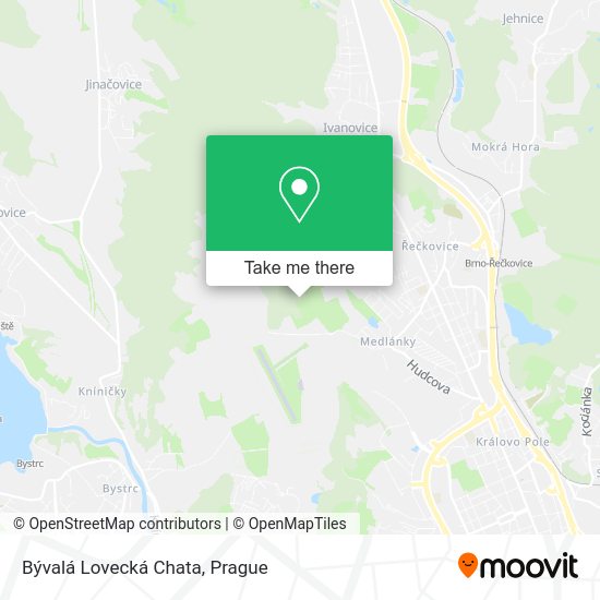 Bývalá Lovecká Chata map