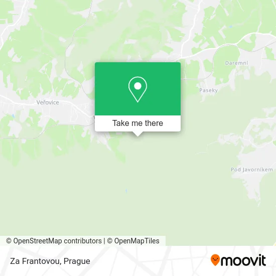 Карта Za Frantovou
