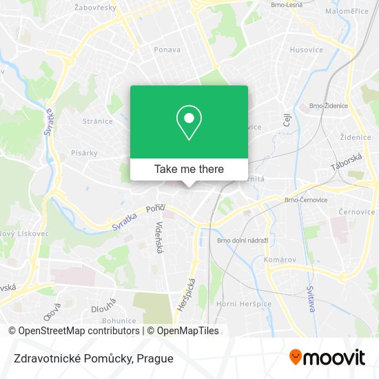 Zdravotnické Pomůcky map