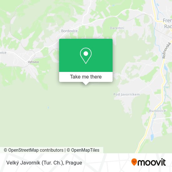 Velký Javorník (Tur. Ch.) map