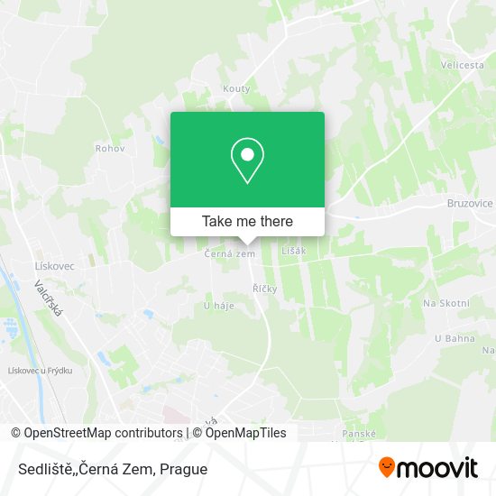 Sedliště,,Černá Zem map